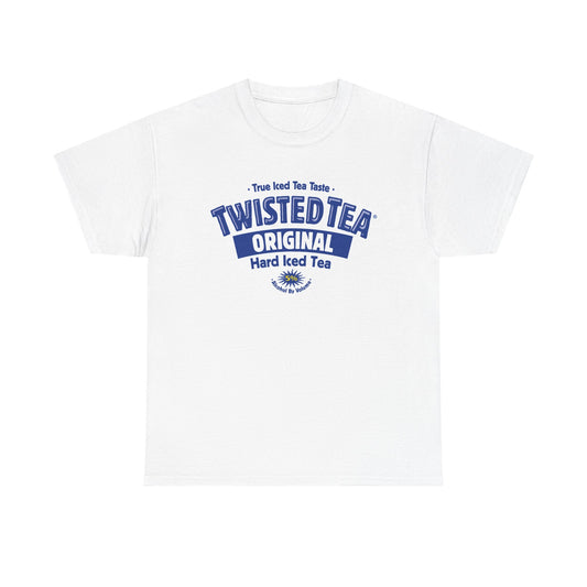 Twisted Tea Graphic T Shirt Garage Beers Vintage Logo Unisex Heavy Cotton Tee 1