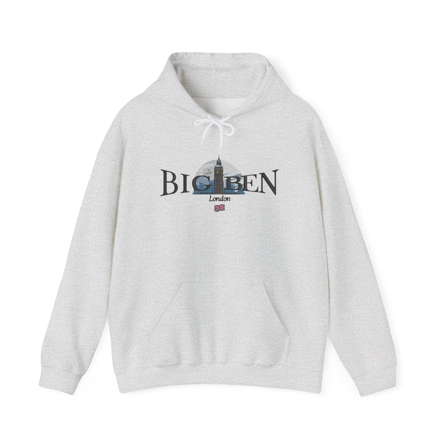 Big Ben London Graphic Hoodie Heavy Blend Sweatshirt NEW