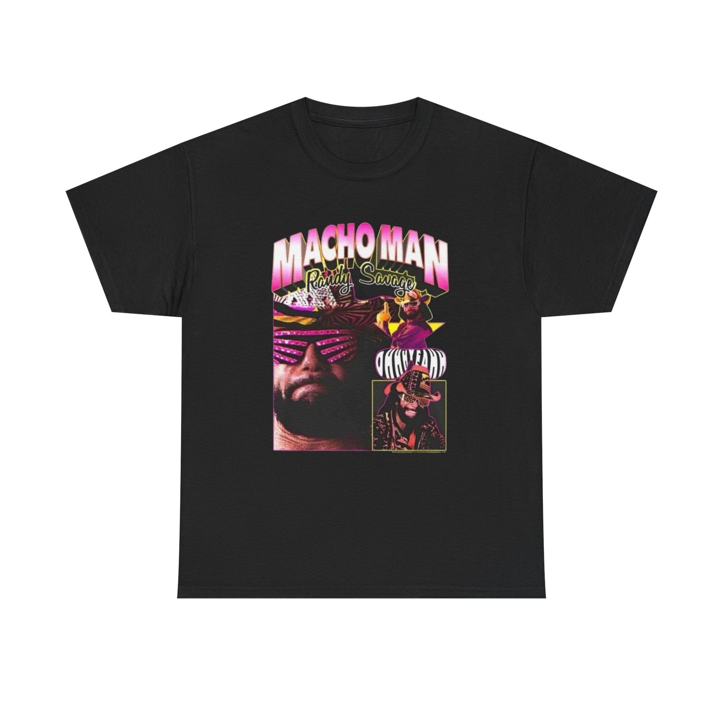 Macho Man Randy Savage Vintage Graphic T Shirt NEW Adult Cotton