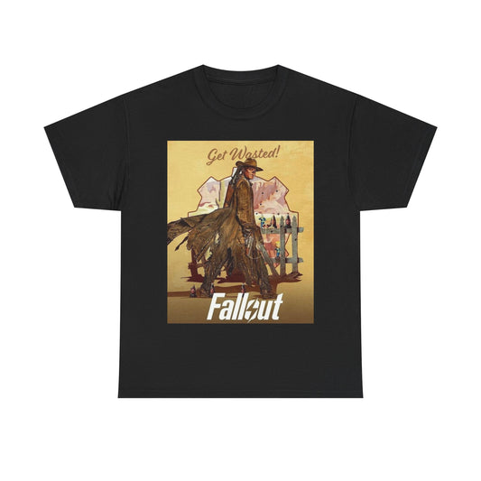 Fallout T-shirt western graphic gaming graphic gamer Unisex Heavy Cotton Tee