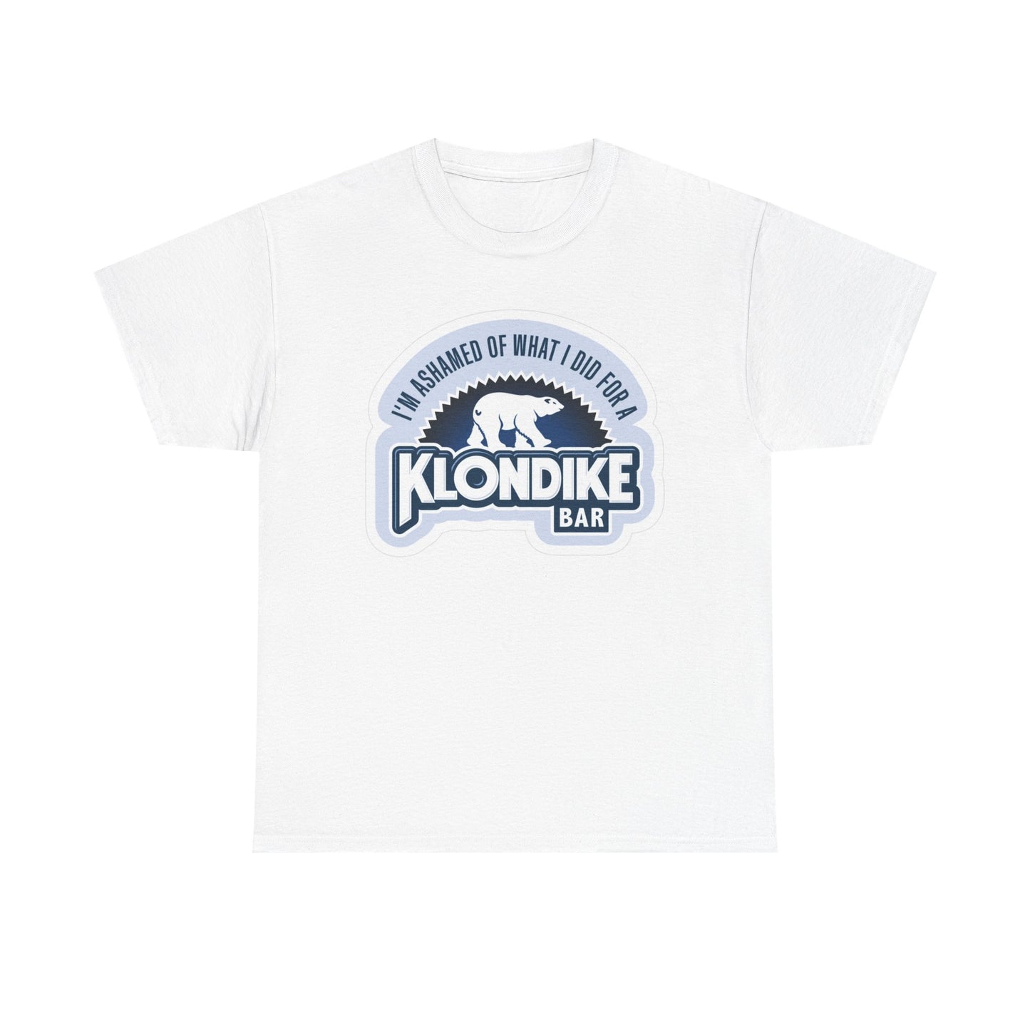 Klondike Funny Ice Cream Graphic T Shirt S-5XL Unisex Heavy Cotton Tee