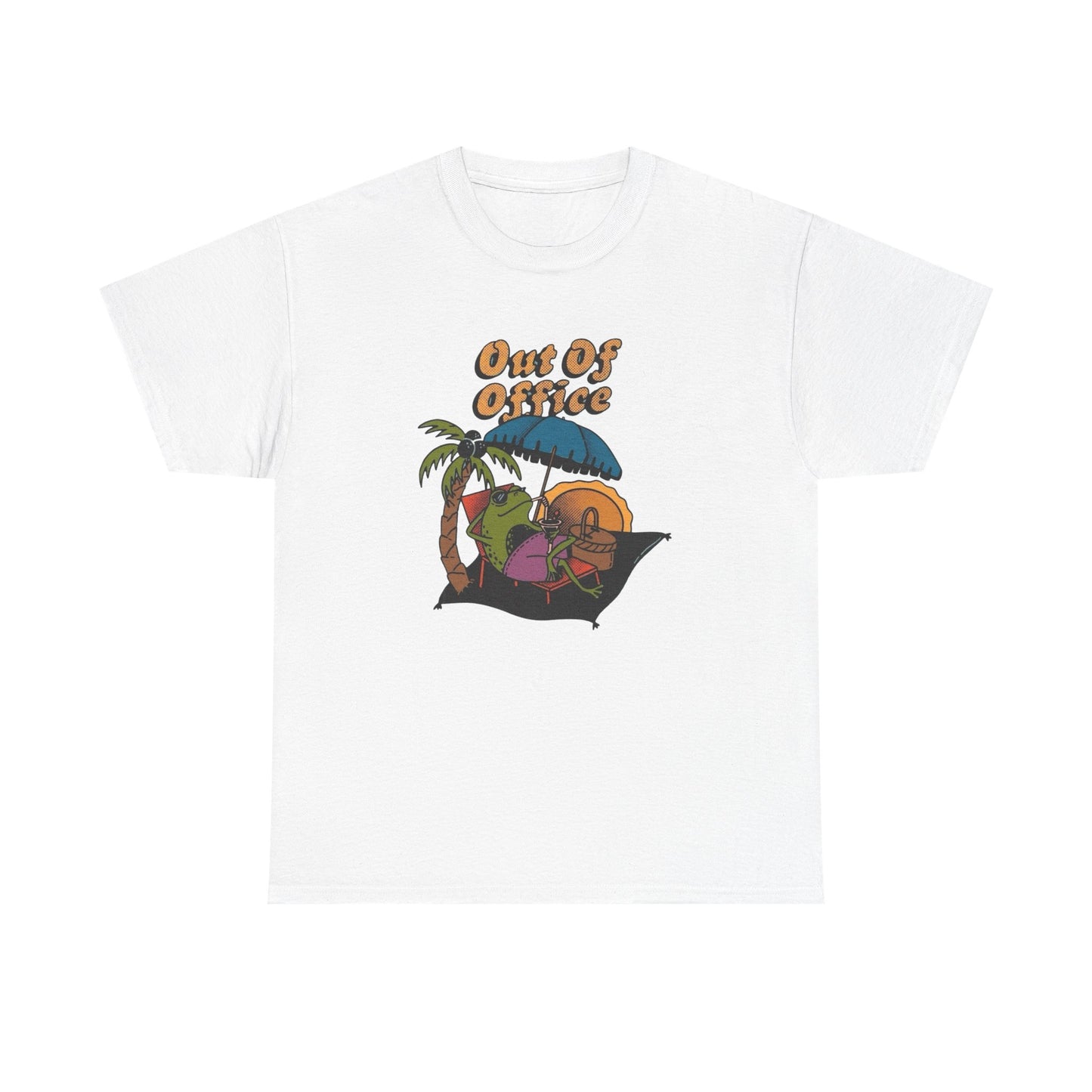Out Of Office Funny T Shirt Graphic Unisex Heavy Cotton Tee NEW GIFT