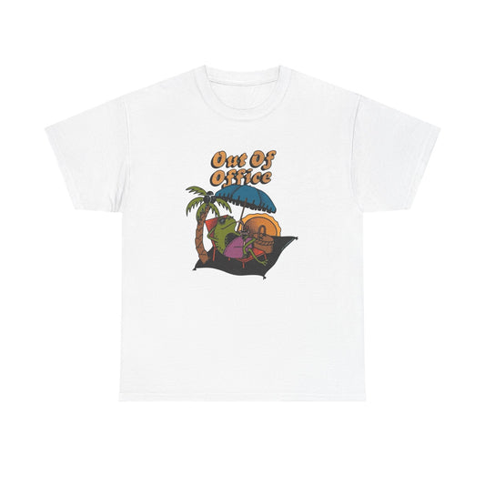 Out Of Office Funny T Shirt Graphic Unisex Heavy Cotton Tee NEW GIFT