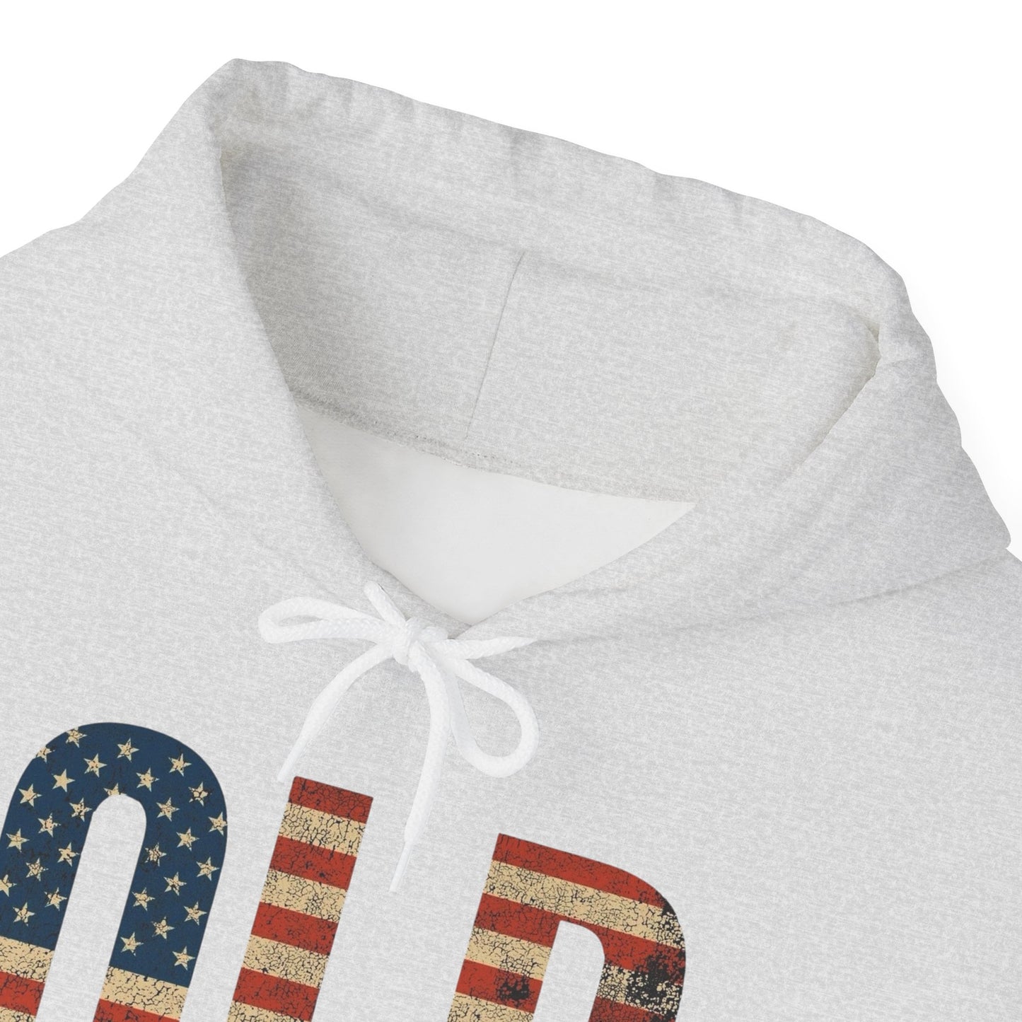 OLD American Flag Retro Graphic Hoodie Men's Heavy Blend™ Hooded Sweatshirt