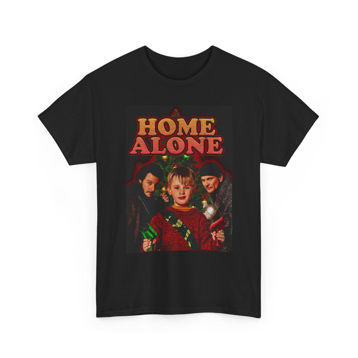 Home Alone Graphic T Shirt Apparel BRAND NEW Unisex Heavy Cotton Tee