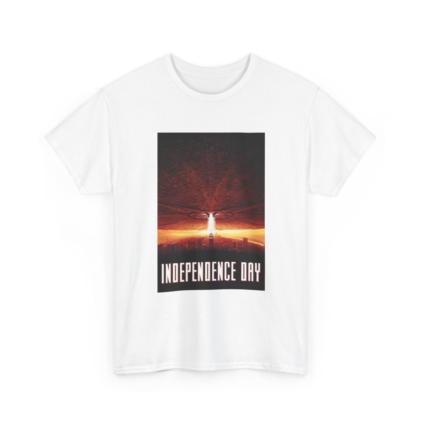 Independence Day Tshirt Vintage Retro Movie Poster Aliens Will Smith 90s Unisex