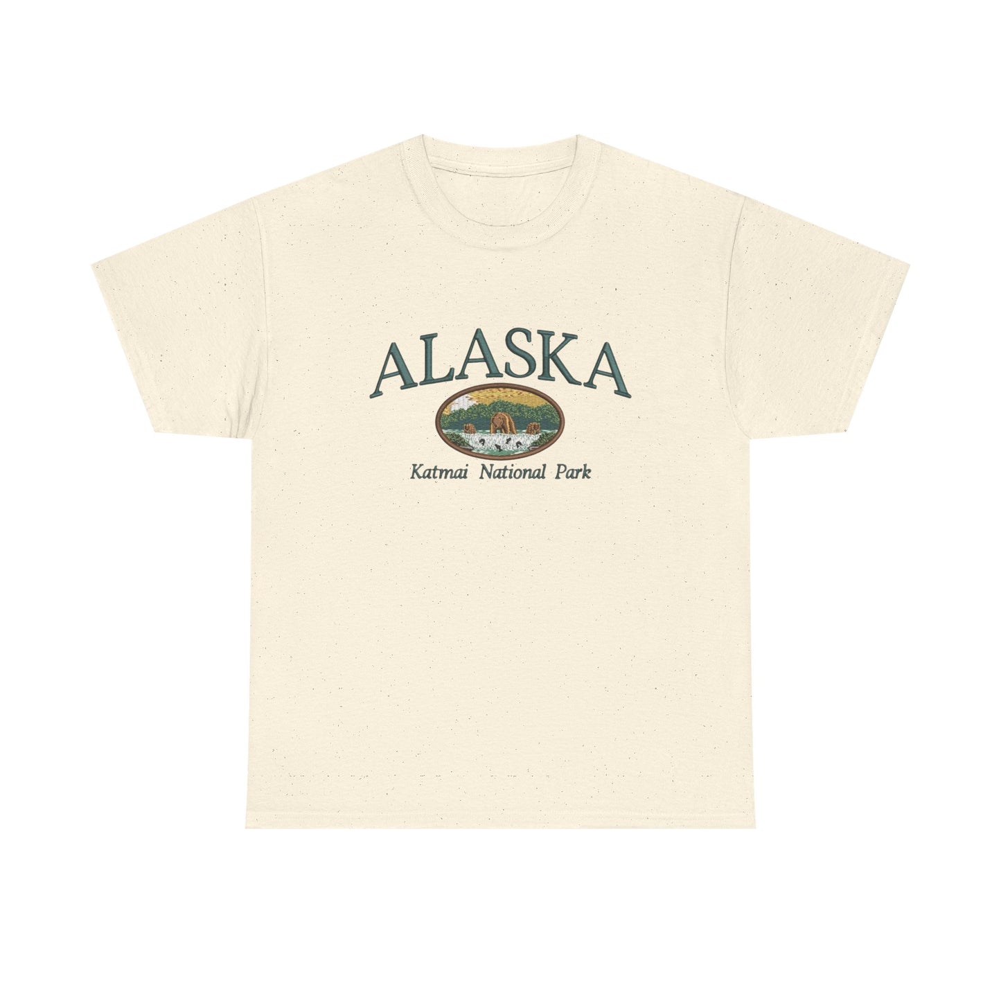 Alaska National Parks Graphic T Shirt NEW Unisex Heavy Cotton Tee