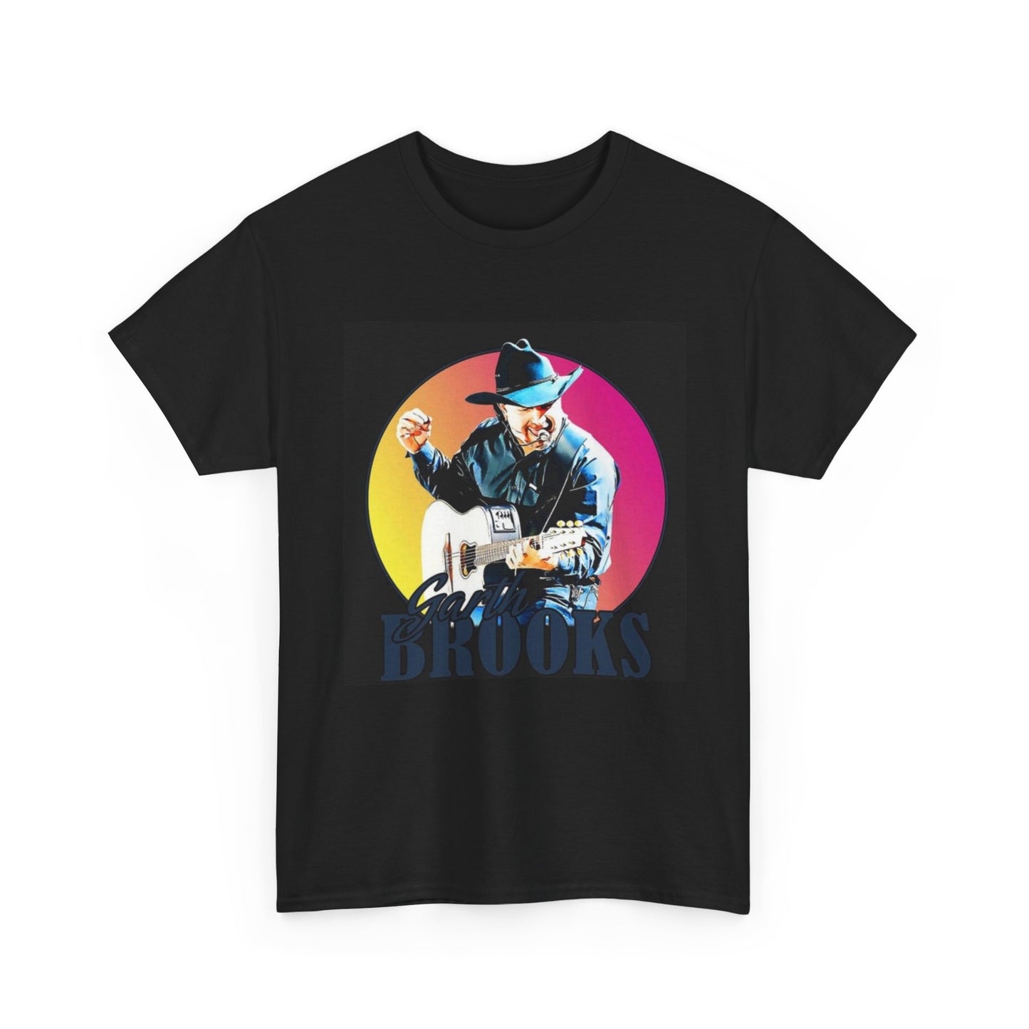 Garth Brooks Tshirt Retro Country Short Sleeve Unisex Neon Moon Tee New Merch
