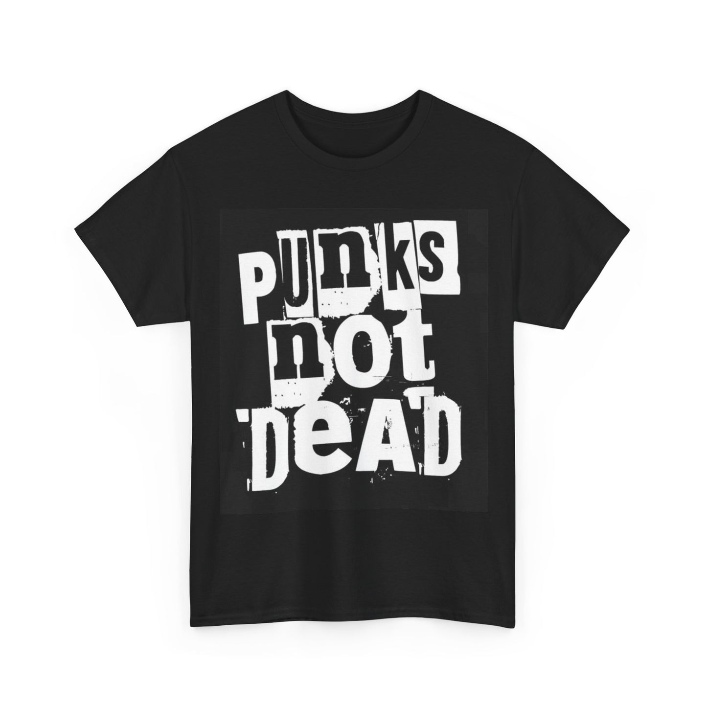 Punks Not Dead Tshirt Vintage Punk Rock Graphic Unisex Heavy Cotton Tee
