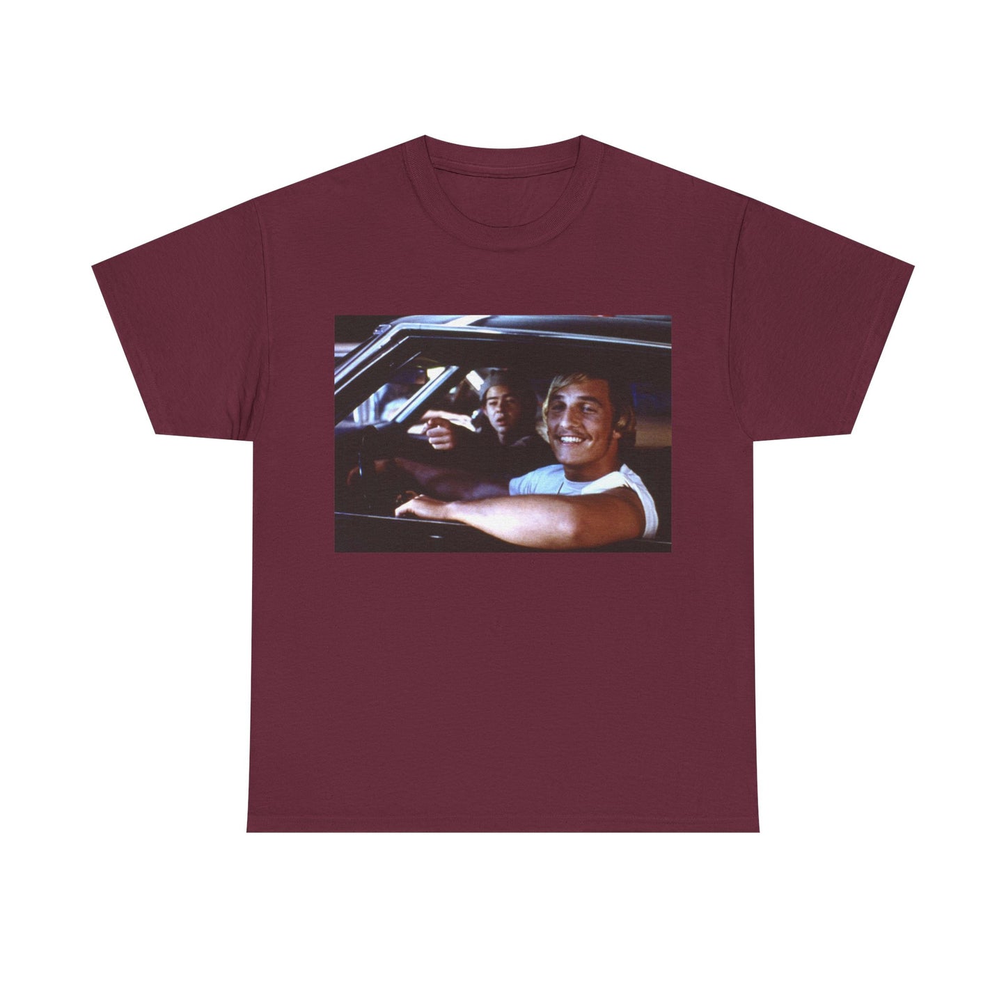 Dazed and Confused Tshirt Vintage Movie Poster Retro Texas Unisex Heavy Cottonn