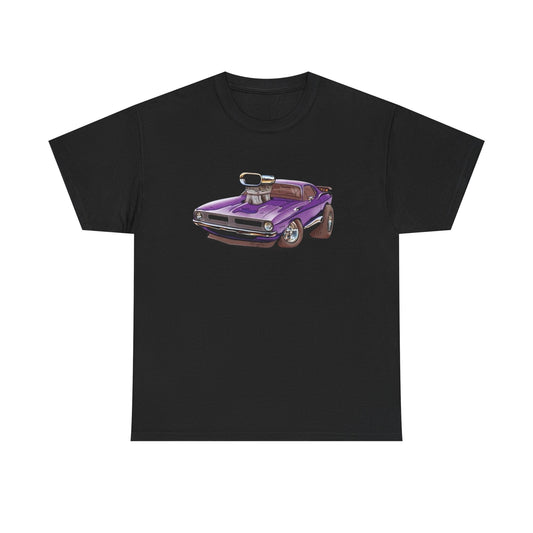 70s Cuda Challenger Retro Muscle Car Graphic T-Shirt Unisex Heavy Cotton Tee NEW