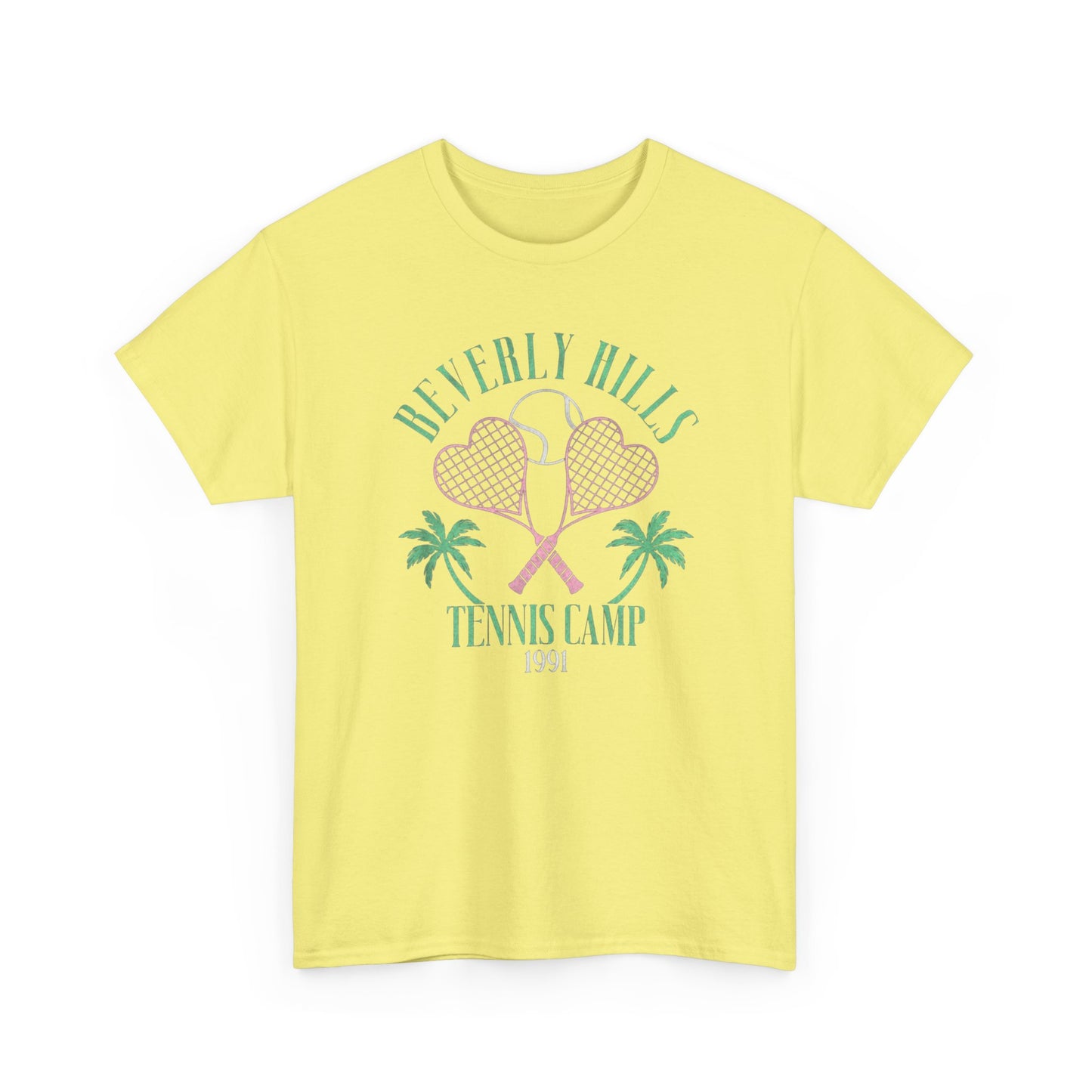Beverly Hills Tennis Club Vintage 90's Graphic T Shirt NEW Unisex Heavy Cotton