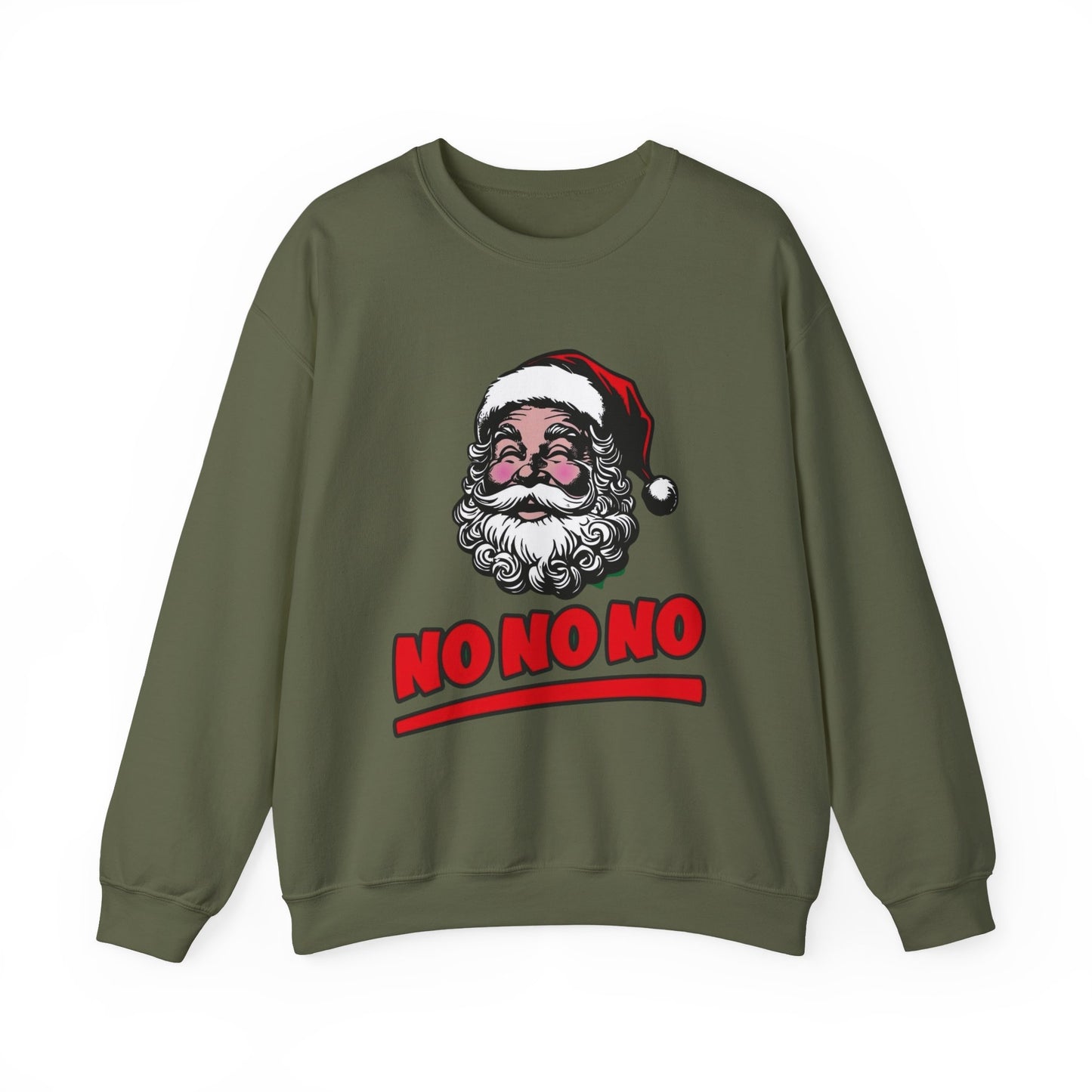 Funny Santa Graphic Sweater NEW Unisex Heavy Blend™ Crewneck Sweatshirt