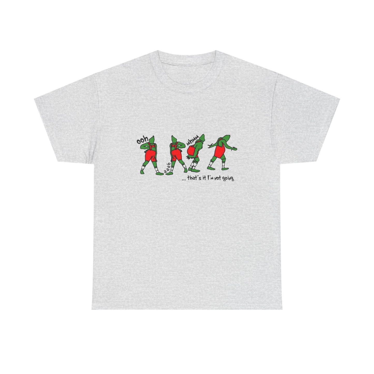 Funny Grinch Retro Christmas Jokes Graphic T Shirt Unisex NEW Heavy Cotton Tee