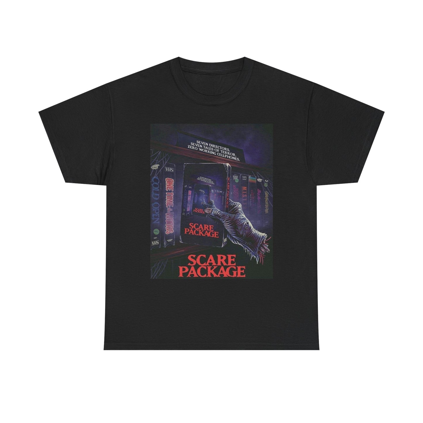 Scare Package Halloween Graphic T Shirt Unisex Heavy Cotton Tee