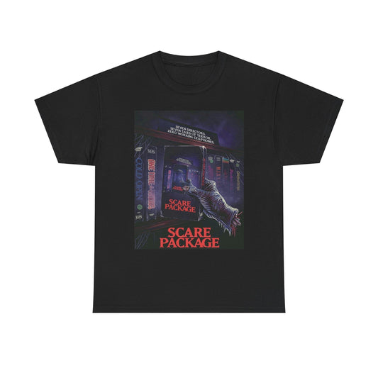 Scare Package Halloween Graphic T Shirt Unisex Heavy Cotton Tee