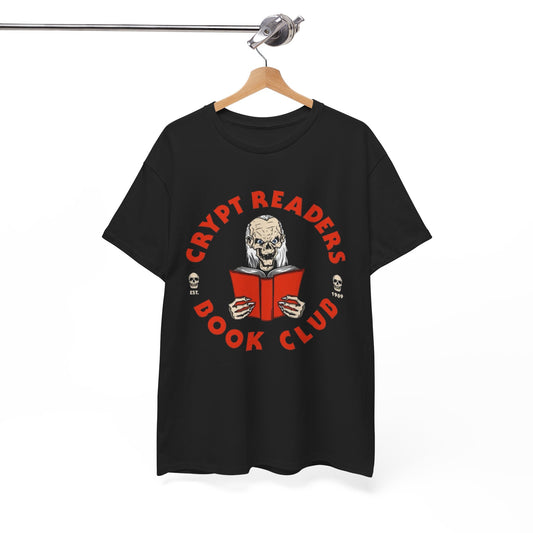 Crypt Readers Book Club Vintage Graphic T Shirt Unisex Heavy Cotton Tee