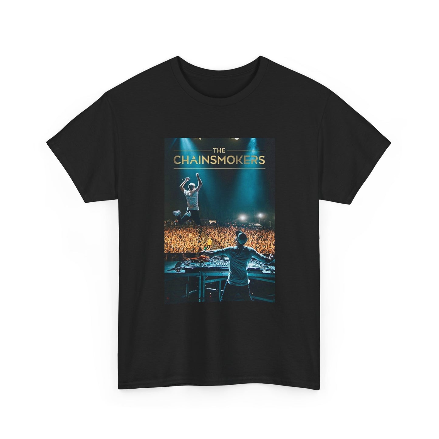 The Chainsmokers Tshirt Retro Concert Tour Merch EDM DJ Unisex Heavy Cotton Tee