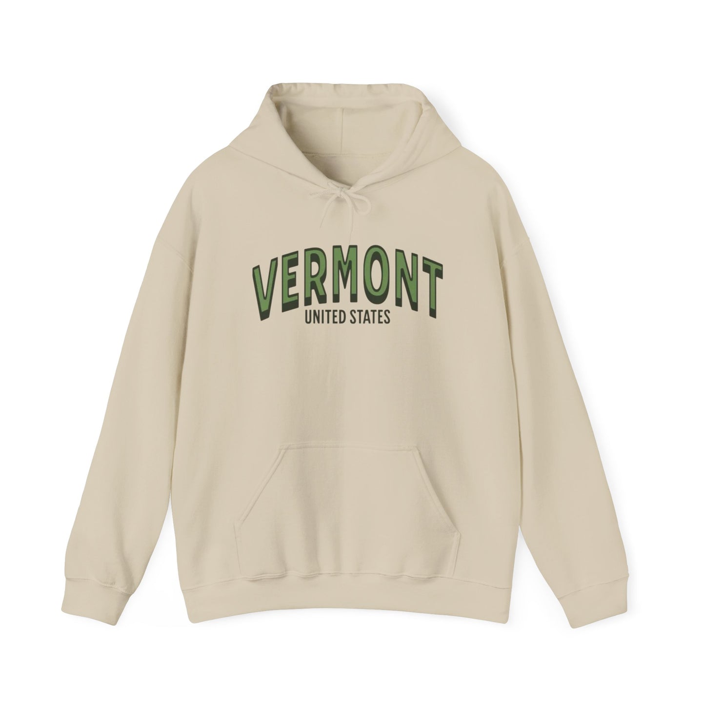 Vermont United States Graphic Hoodie Heavy Blend Sweatshirt NEW