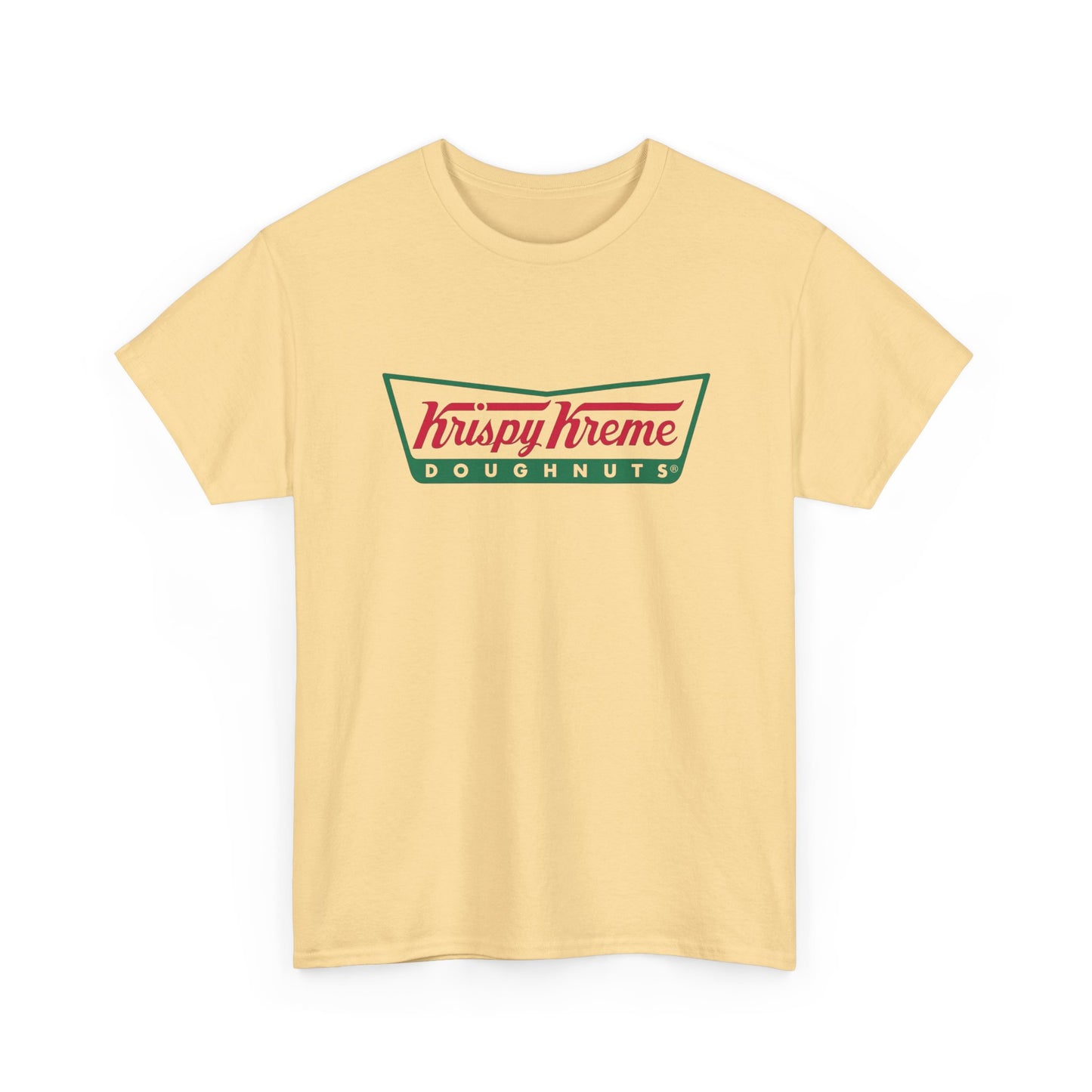 Krispy Kreme Donuts T Shirt Graphic Unisex Heavy Cotton Tee NEW GIFT