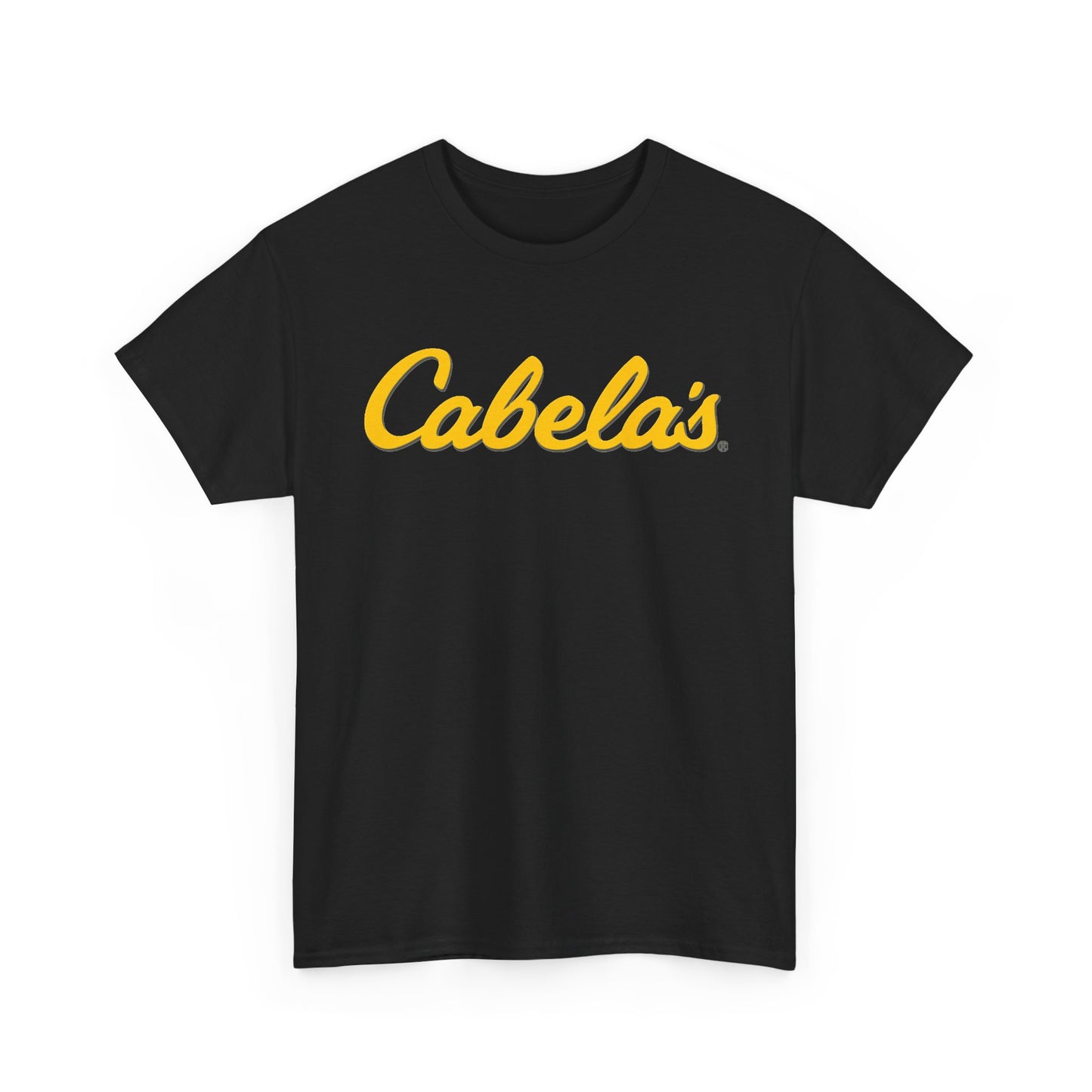 Cabelas Graphic T Shirt Outdoors Fishing Gear Unisex Heavy Cotton Tee