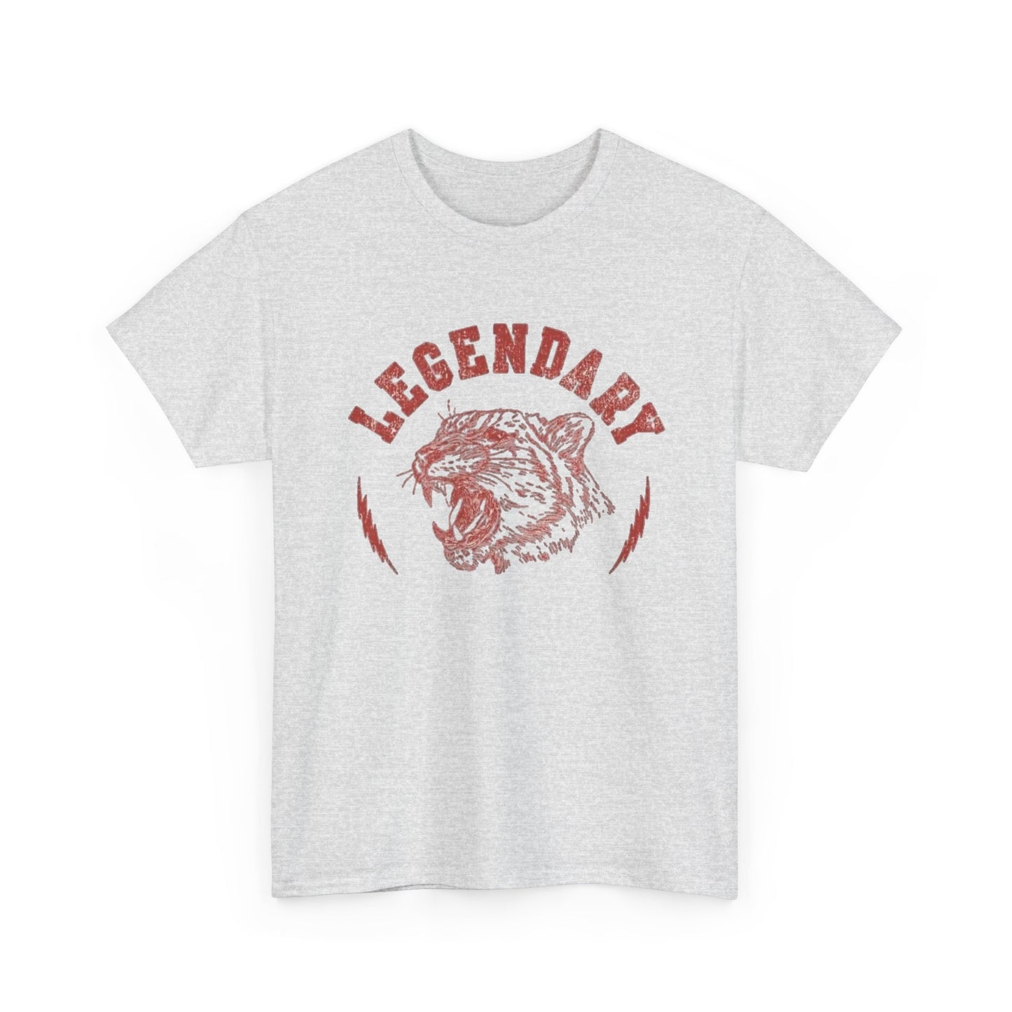 Legendary Tiger Retro Classic Graphic T Shirt Regular Men's Heavy Cotton Tee