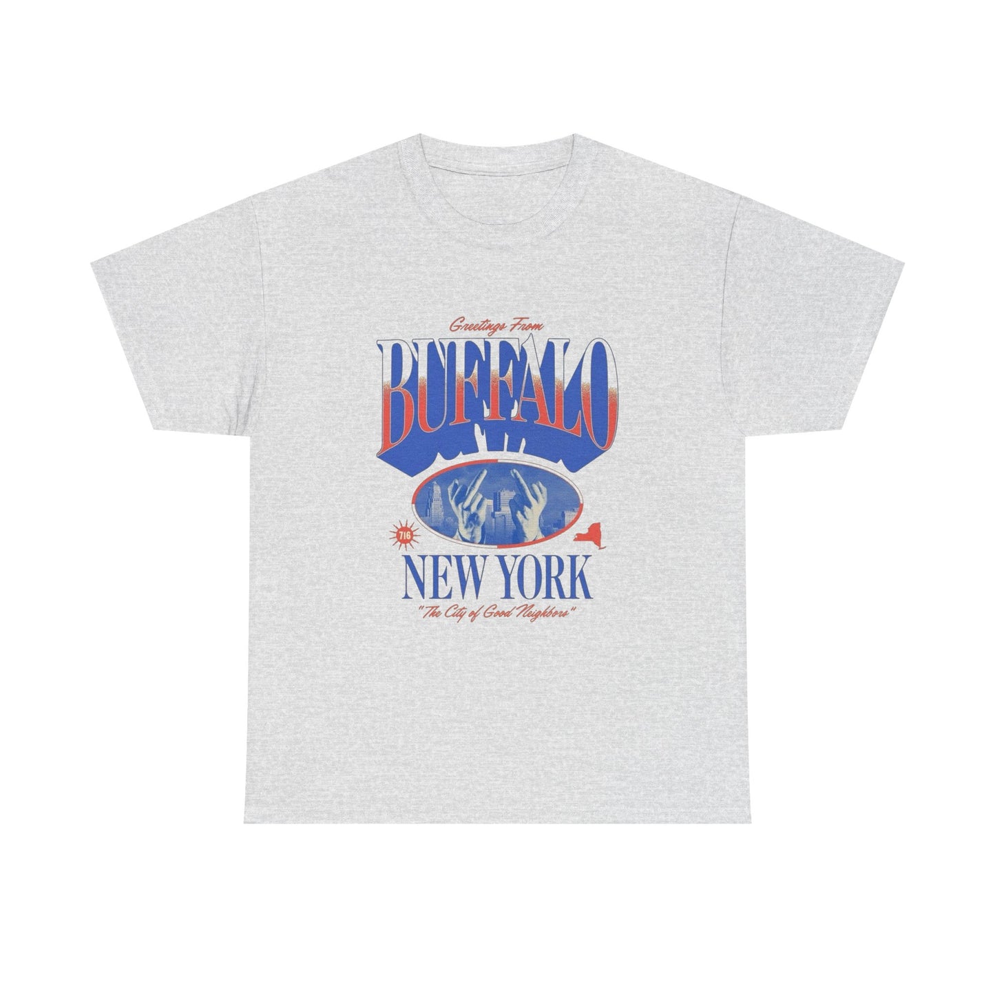 Greetings From Buffalo Football Graphic T Shirt Unisex Adults NEW