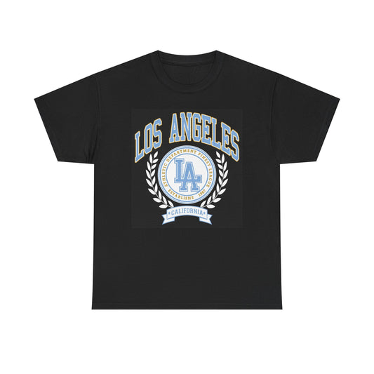 Los Angeles Graphic T Shirt LA California Retro Unisex Heavy Cotton Tee