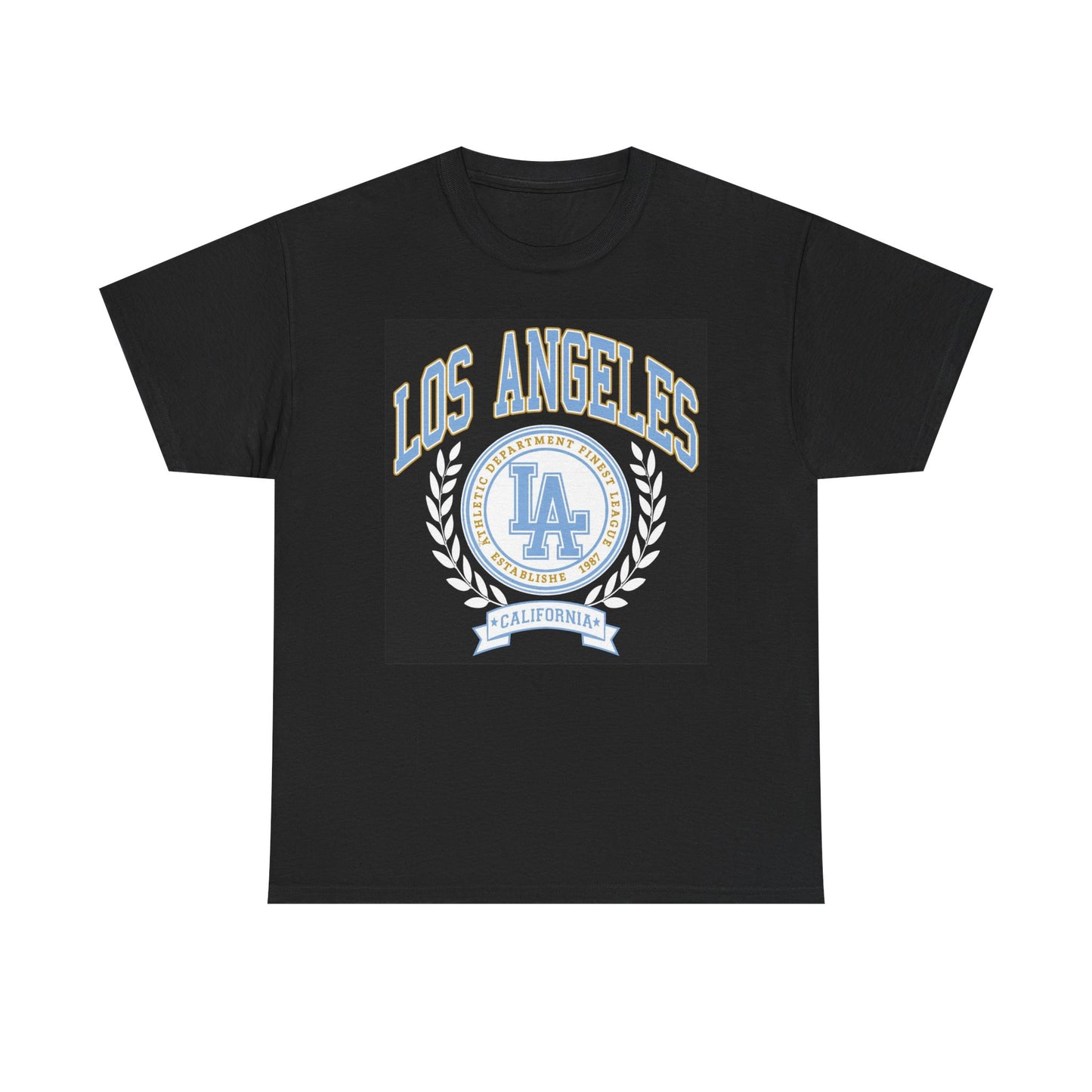 Los Angeles Graphic T Shirt LA California Retro Unisex Heavy Cotton Tee