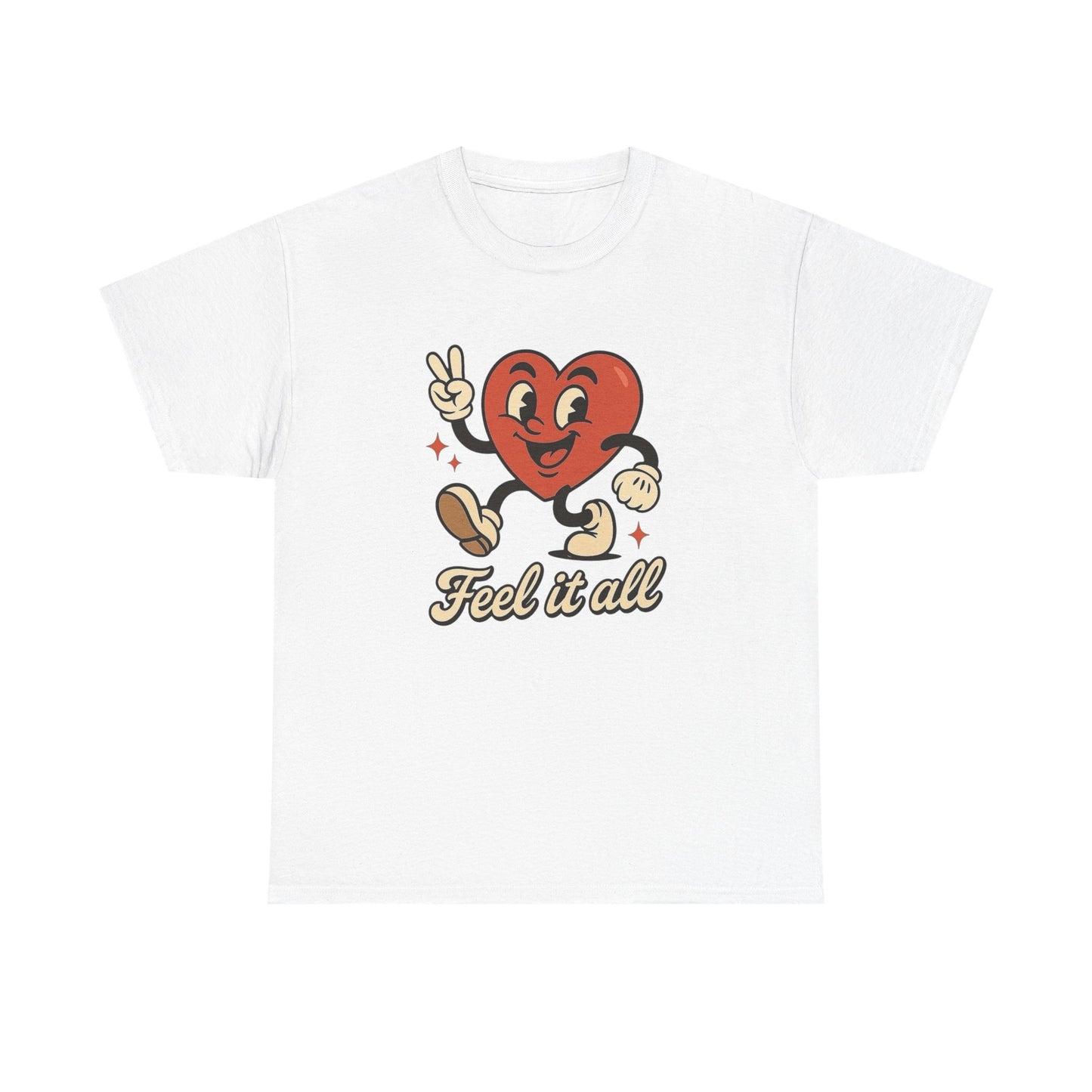Feel It All Graphic T Shirt NEW GIFT Unisex Heavy Cotton Tee