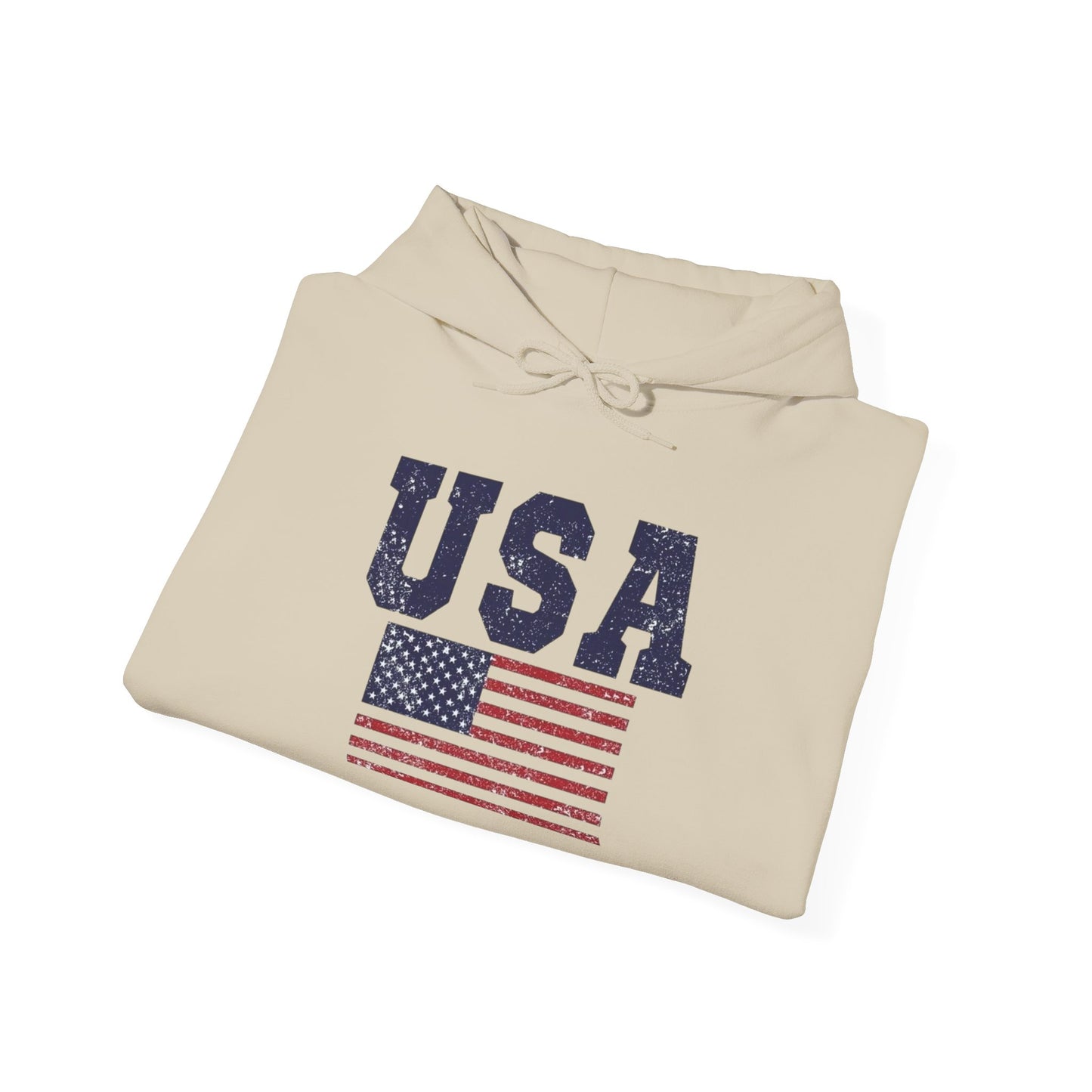 USA American Flag NEW COLORS Graphic Hoodie Unisex Heavy Blend Hooded Sweatshirt