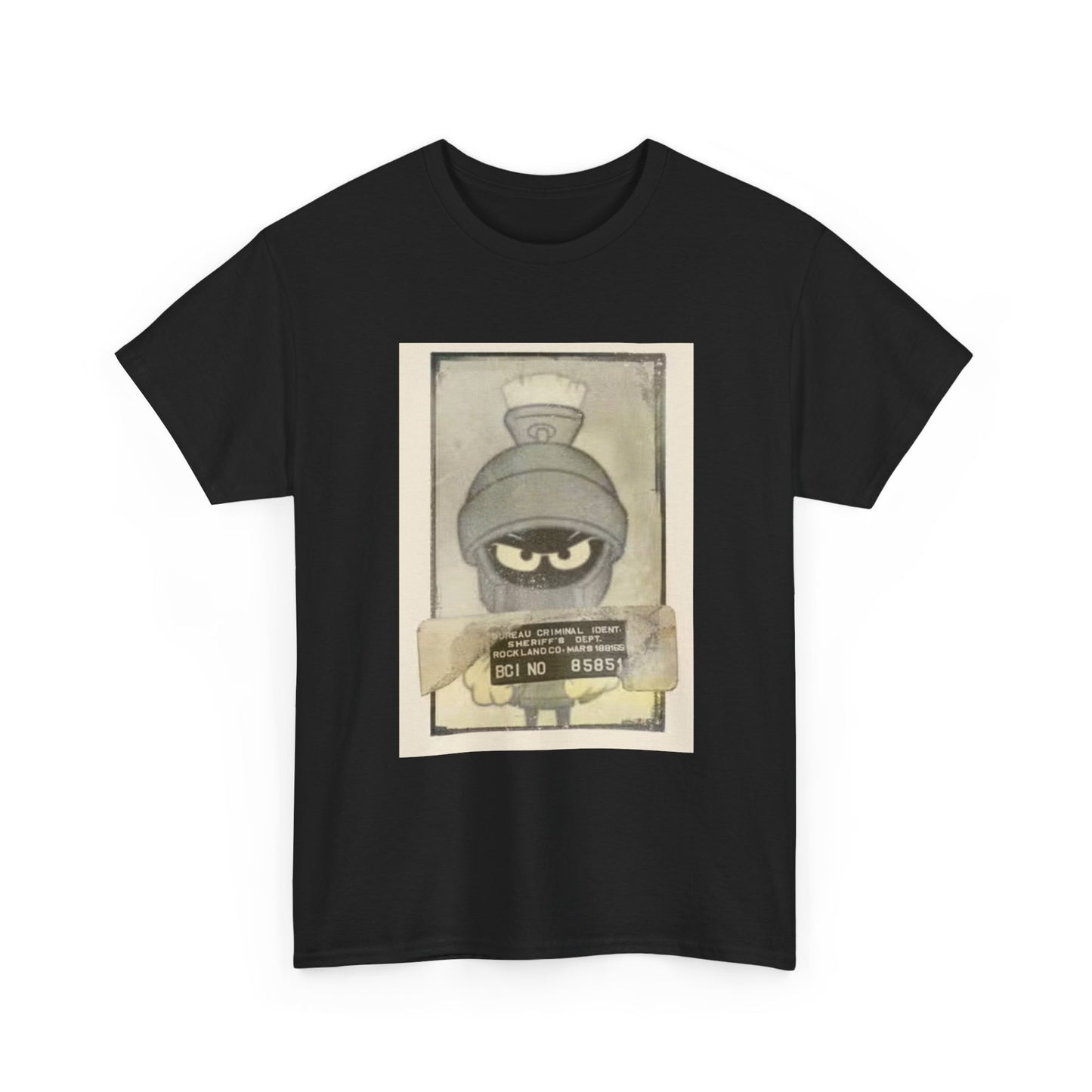 Marvin The Martian Vintage Poster Shirt Space Retro Unisex Heavy Cotton Tee