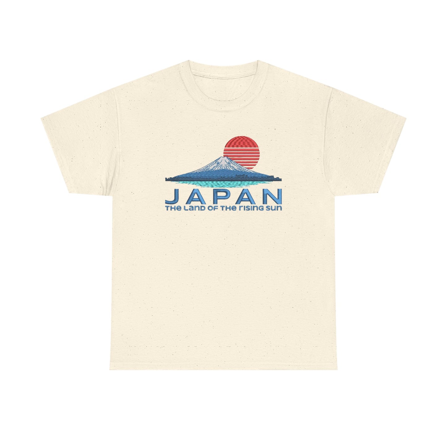 Japan Land Of The Rising Sun Graphic T Shirt NEW Unisex Heavy Cotton Tee