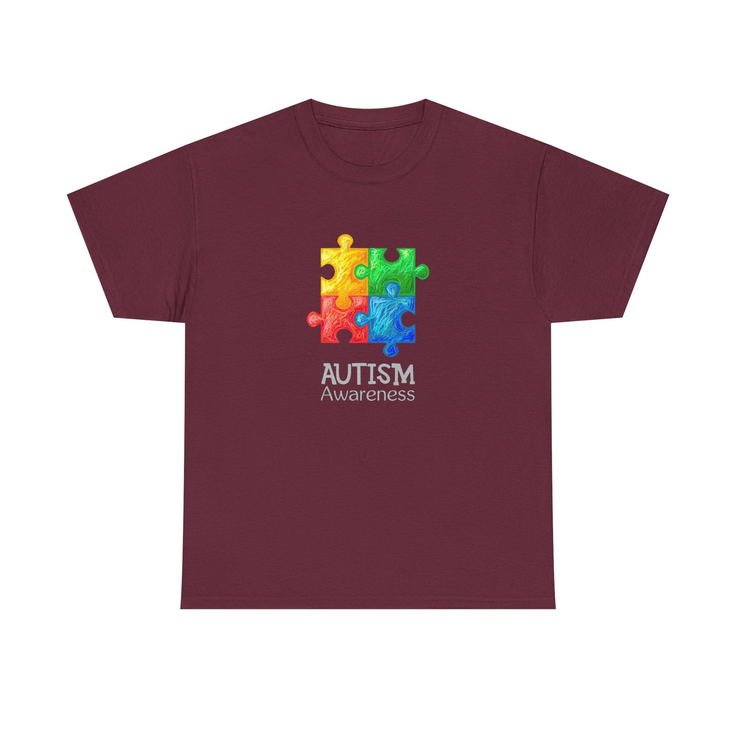 Autism Tshirt awareness health care nursing mental health Unisex Heavy Cotton
