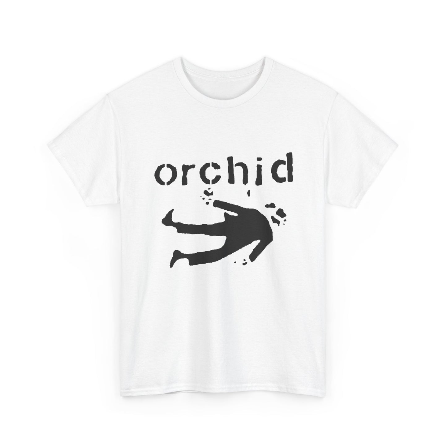 Orchid Graphic T Shirt Unisex Heavy Cotton Tee