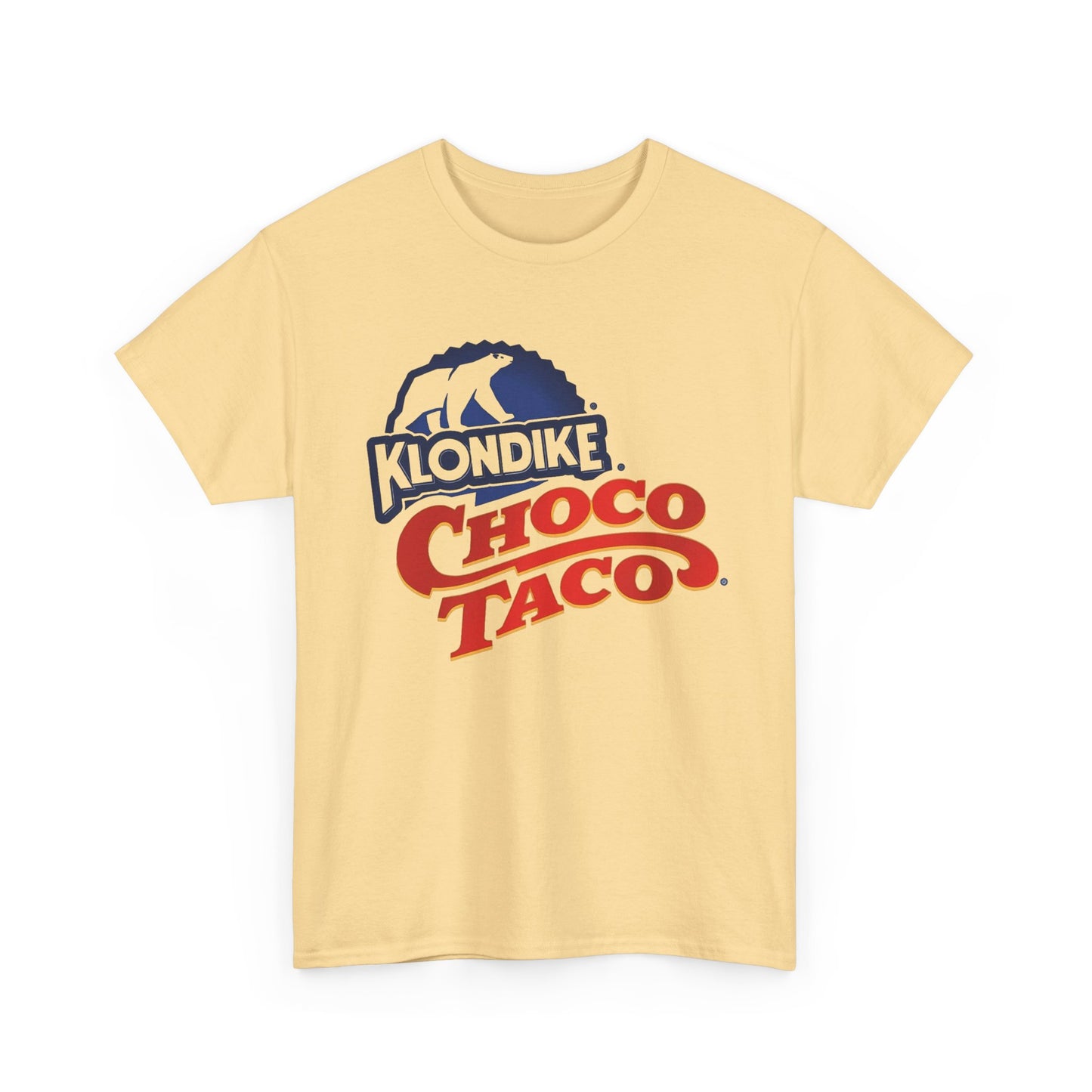 Klondike Shirt Choco Taco Funny Ice Cream Retro Nostalgic Unisex Heavy Cotton