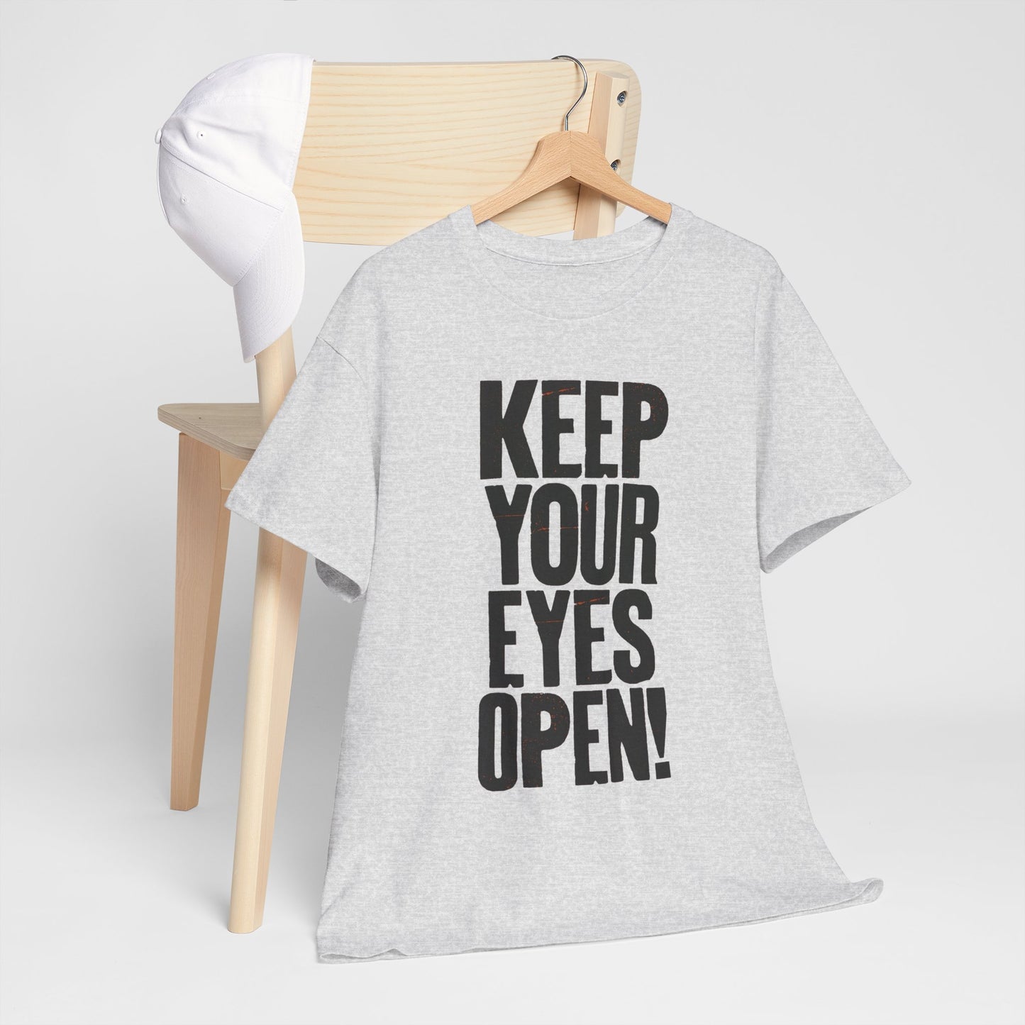 Keep Your Eyes Open Graphic T Shirt Unisex Heavy Cotton Tee