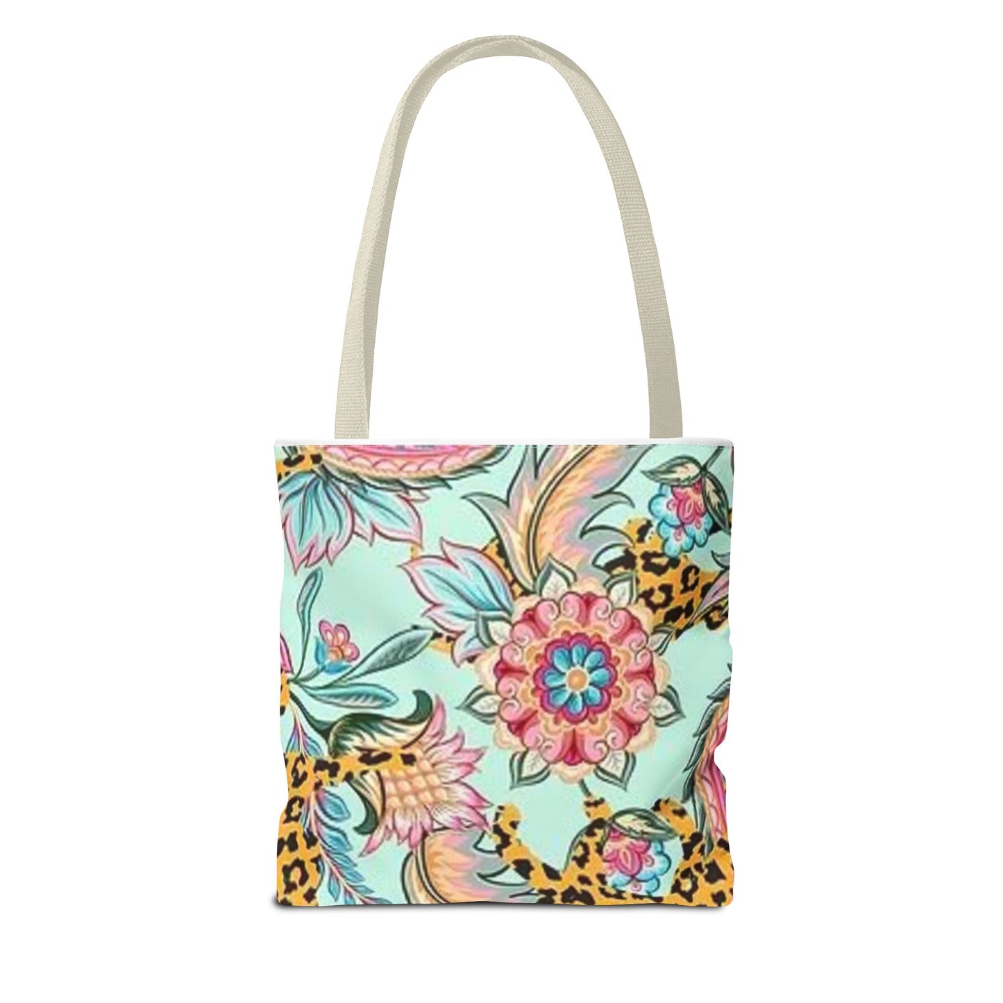Cheetah Floral Graphic BRAND NEW MODERN Tote Bag (AOP)