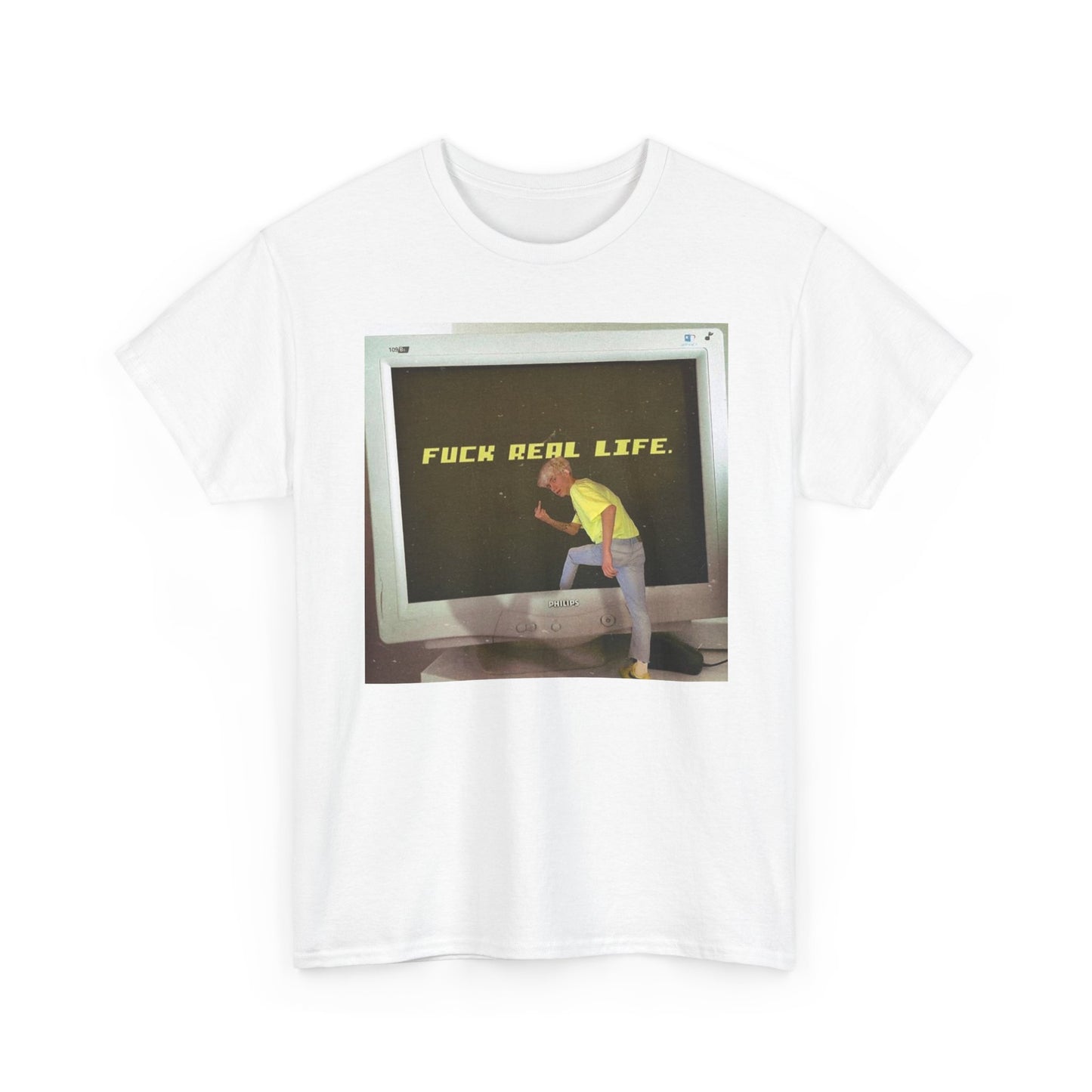 F Life Funny Jokes Graphic T Shirt Unisex Heavy Cotton Tee Gift New