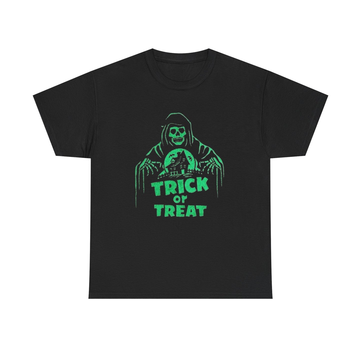 Trick Or Treat Graphic T Shirt Unisex Heavy Cotton Tee