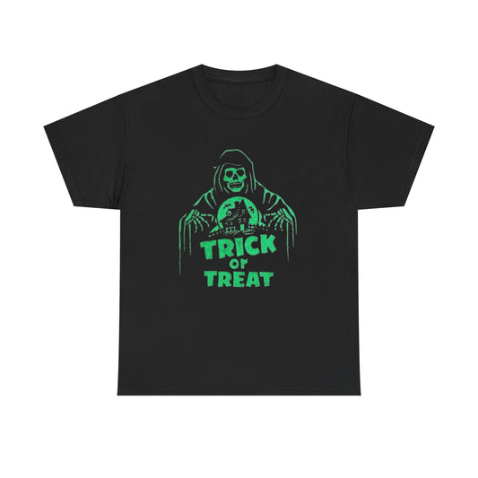 Trick Or Treat Graphic T Shirt Unisex Heavy Cotton Tee