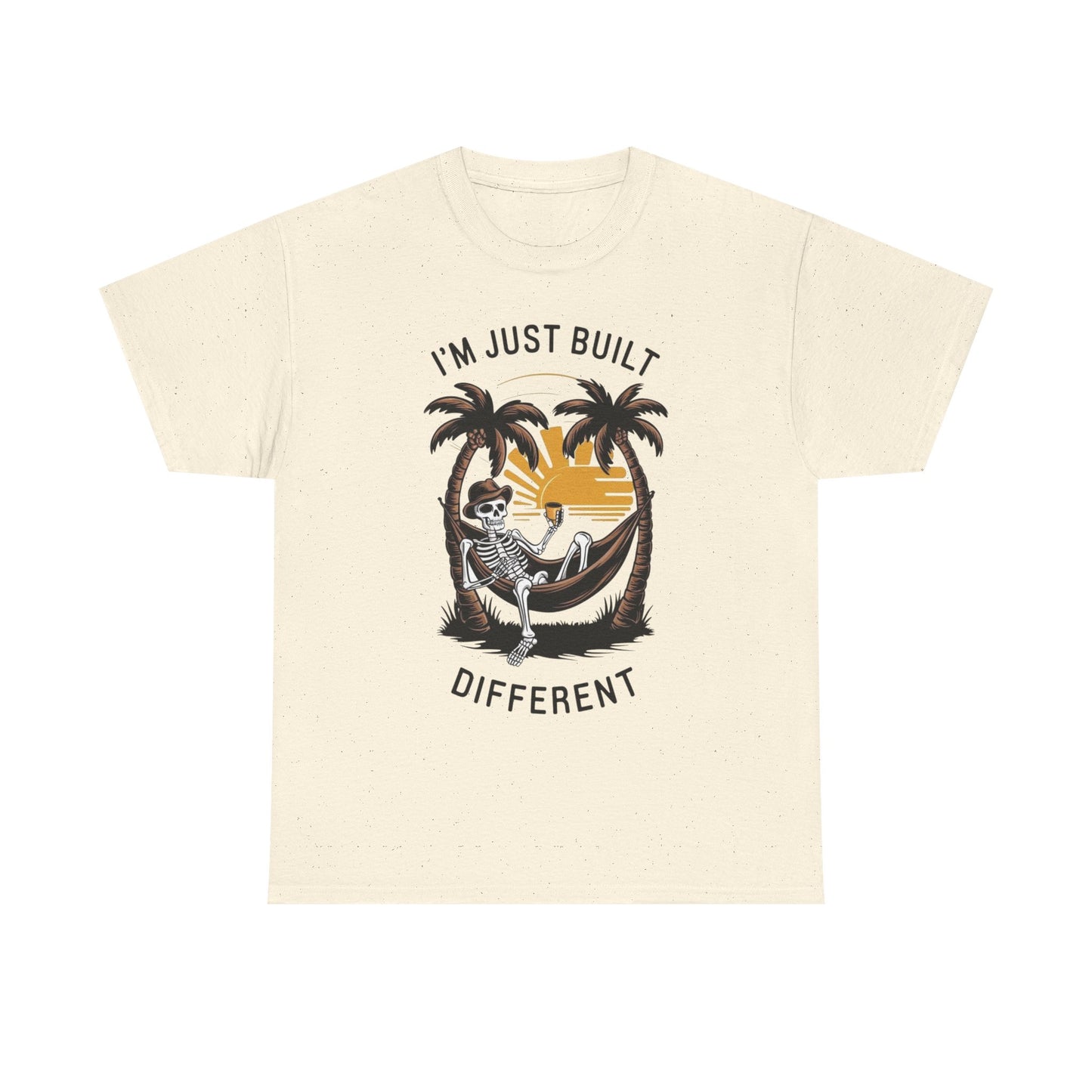 I'm Just Built Different Graphic T Shirt NEW ADULT Unisex Heavy Cotton Tee
