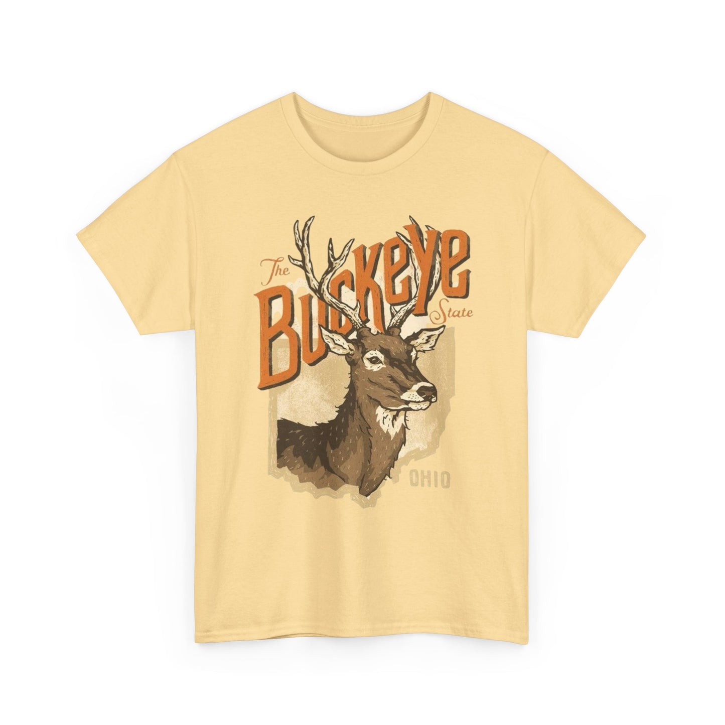 The Buckeye State Ohio Graphic T Shirt NEW ADULT TEE Cotton