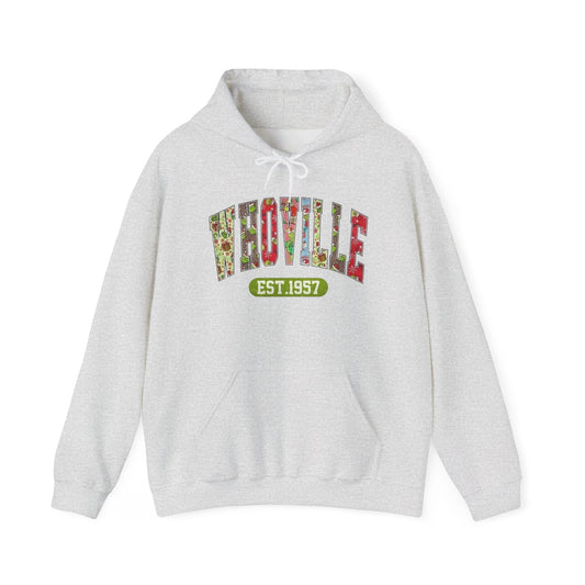 Whoville The Grinch Christmas Graphic Hoodie Heavy Blend™ Hooded Sweatshirt