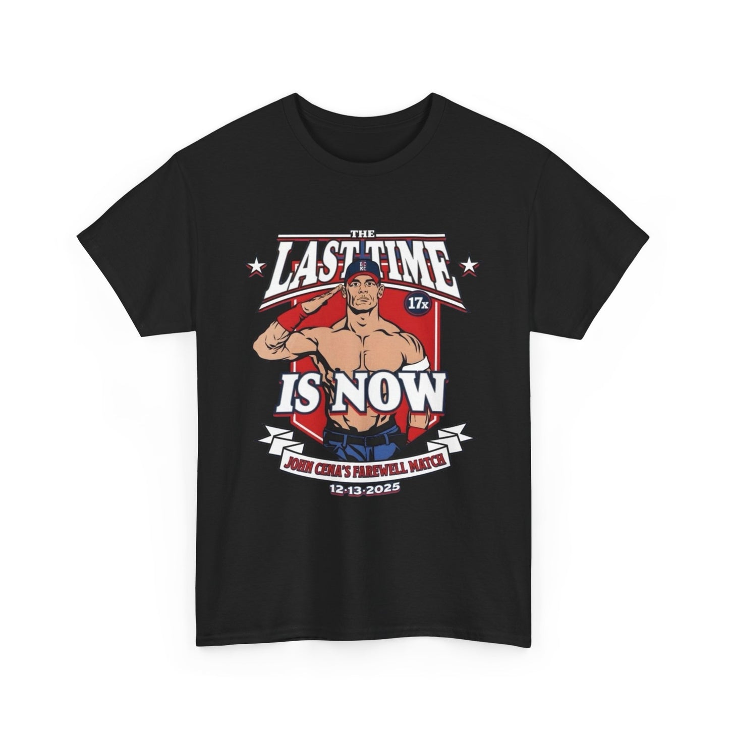 John Cena's Last Match Wrestling Graphic T Shirt NEW ADULT TEE VINTAGE
