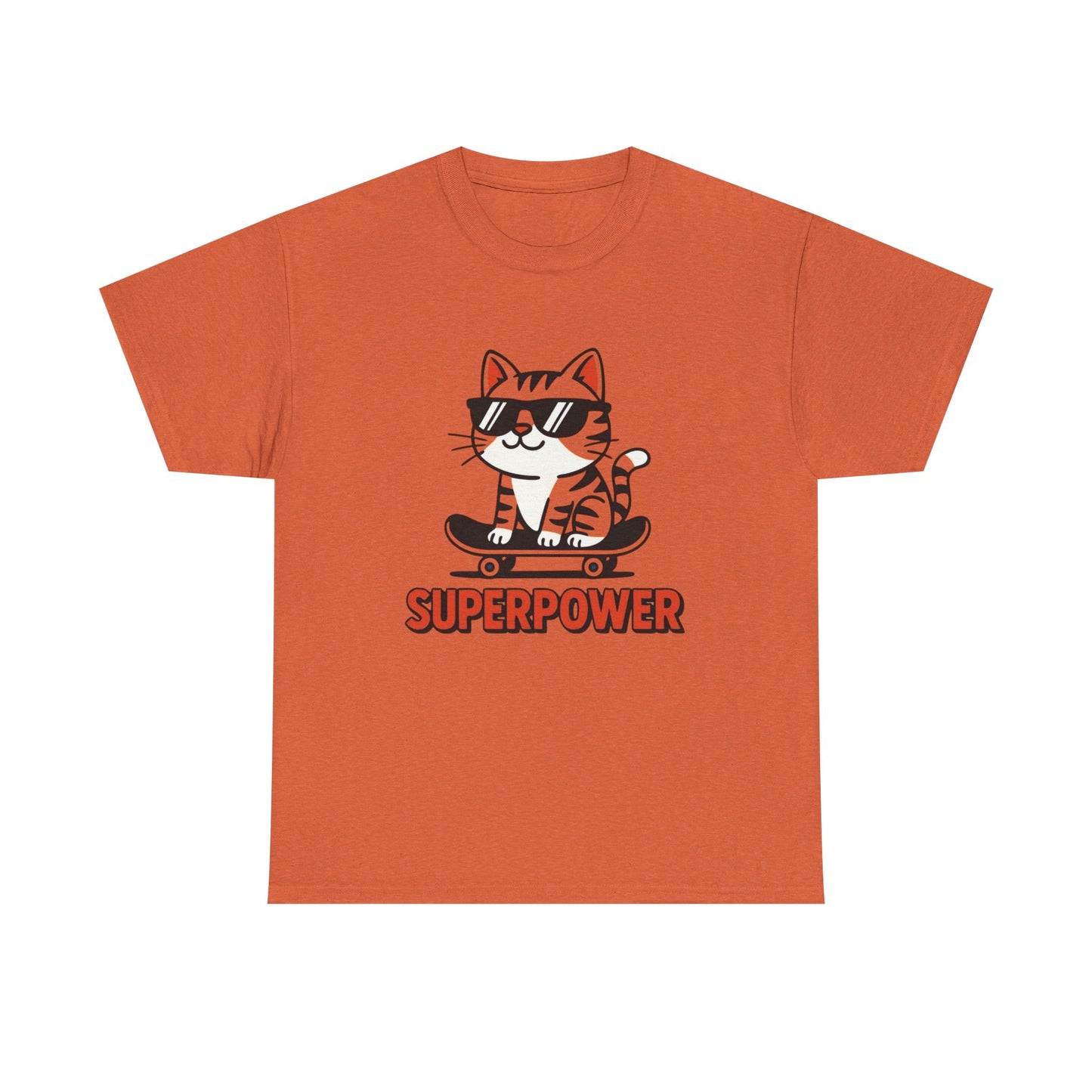 Sure power Funny Cat Graphic T Shirt ADULT NEW