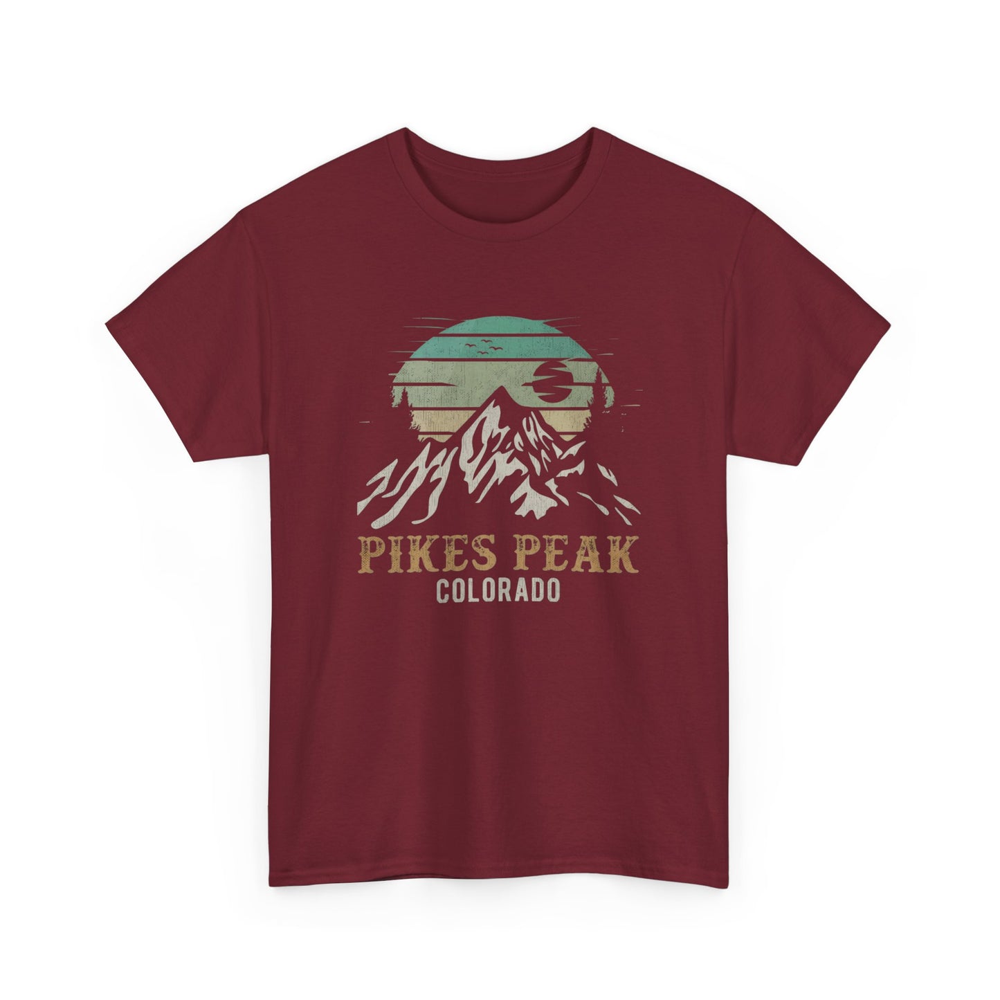 Pikes Peak Colorado Graphic T Shirt NEW Adult Tee