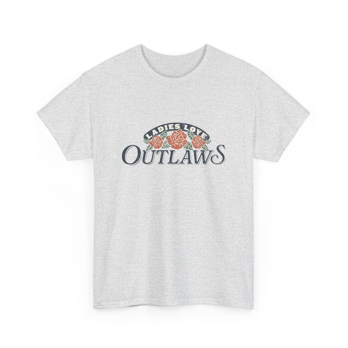 Ladies Love Outlaws Graphic T Shirt NEW Unisex Heavy Cotton Tee