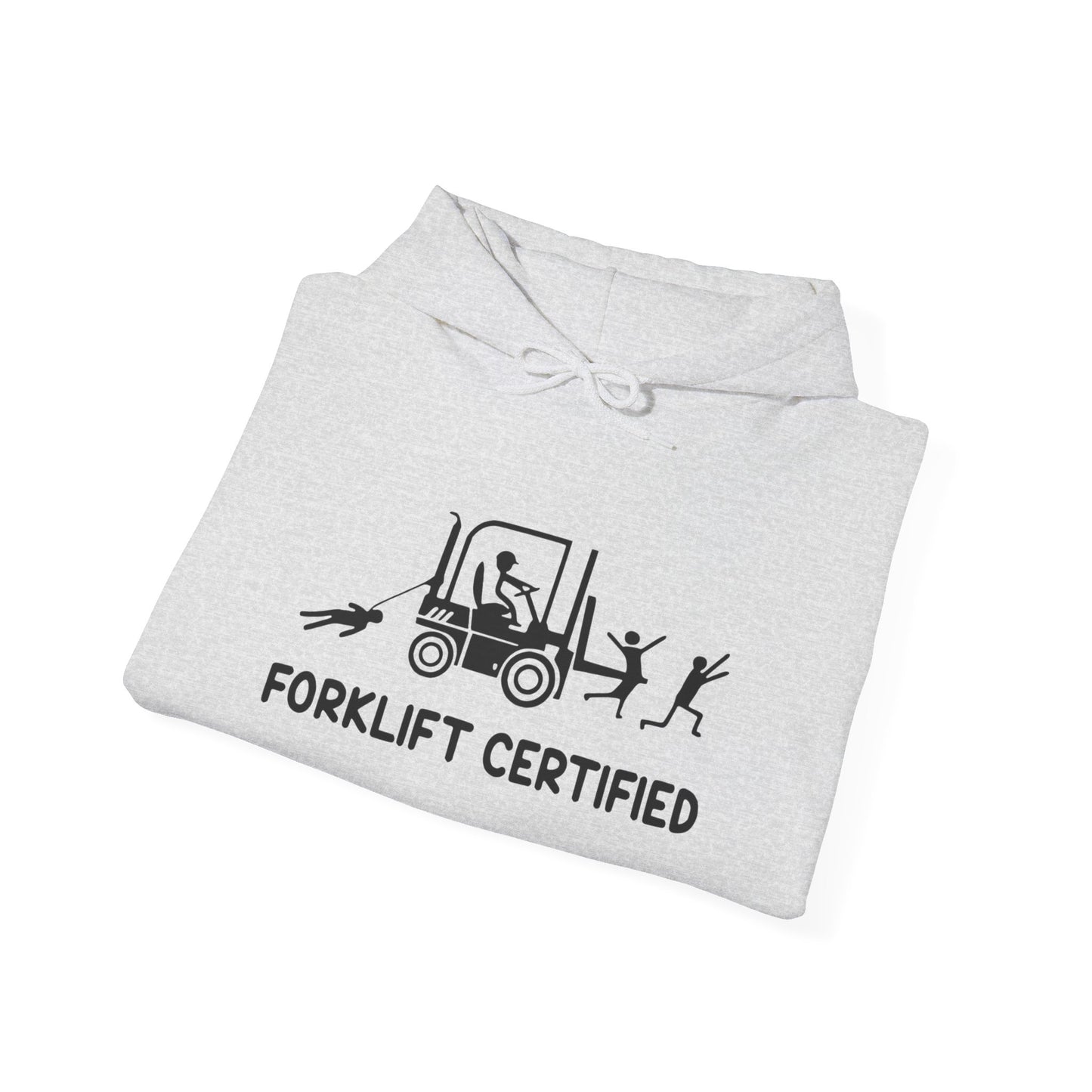 Forklift Certified Funny Graphic Hoodie Heavy Blend™ NEW Sweatshirt