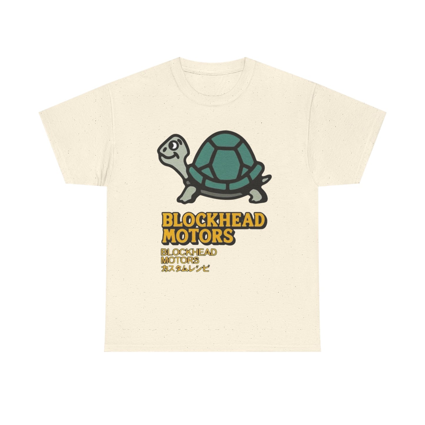 Blockhead Motors Vintage Graphic T Shirt Unisex Heavy Cotton Tee